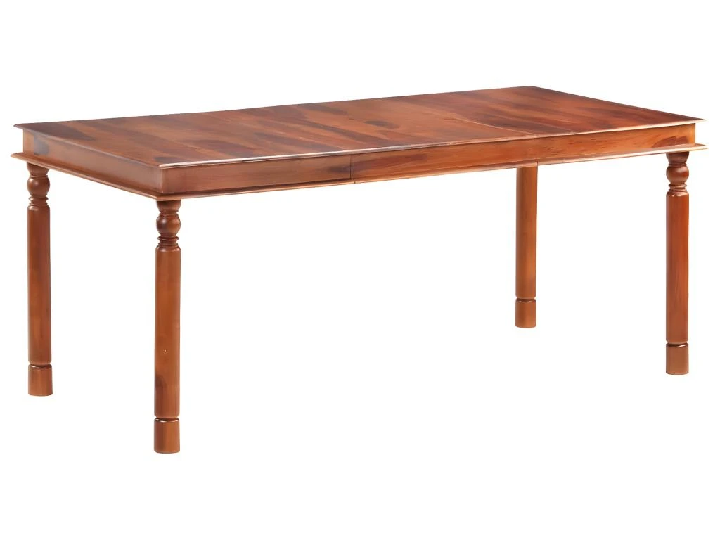 Table De Salle à Manger 180x90x76 Cm Bois Solide 7 Table De Salle à Manger 180x90x76 Cm Bois Solide – Image 7