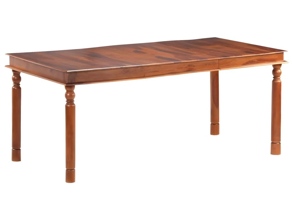 Table De Salle à Manger 180x90x76 Cm Bois Solide 8 Table De Salle à Manger 180x90x76 Cm Bois Solide – Image 8