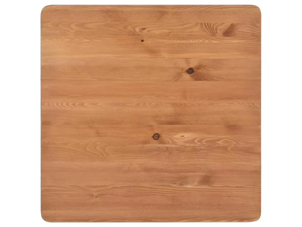 Table De Bar Noir 60x60x108 Cm Pinède Et Acier 4 Table De Bar Noir 60x60x108 Cm Pinède Et Acier – Image 4