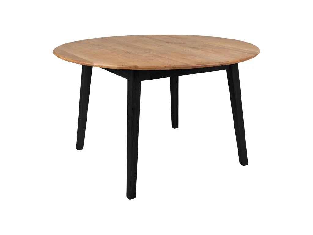Marseille - Table à Manger Ronde En Bois Ø140cm - Couleur - Bois Clair / Noir 1 Marseille - Table à Manger Ronde En Bois Ø140cm - Couleur - Bois Clair / Noir
