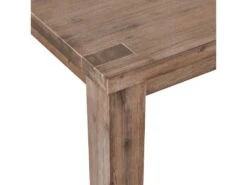 Alana Table De Salle à Manger 90x180 Cm, En Bois D'acacia Teinté Brun Avec Espace Pour 2 Extensions. -Mobilier De Restaurant table a manger 22115237