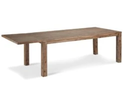 Alana Table De Salle à Manger 90x180 Cm, En Bois D'acacia Teinté Brun Avec Espace Pour 2 Extensions. -Mobilier De Restaurant table a manger 22115243