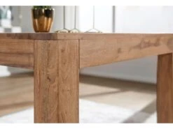 Table De Salle à Manger 80x76x80cm Bois Massif Table De Cuisine Acacia -Mobilier De Restaurant table a manger 22260077