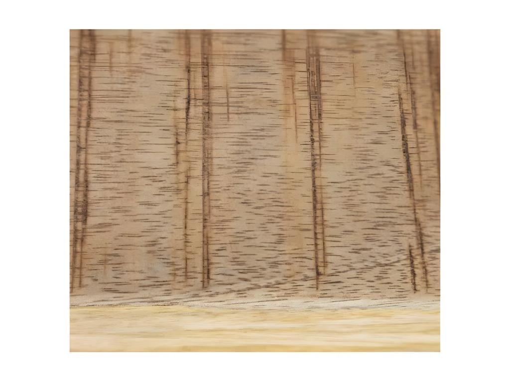 Table De Repas Rectangulaire Bois Brut/Noir - VALENI 5 Table De Repas Rectangulaire Bois Brut/Noir - VALENI – Image 5