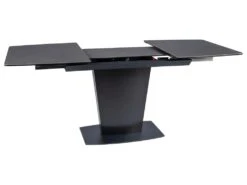 Table à Manger Extensible 120-160 X 85 X 76 Cm - Gris Foncé -Mobilier De Restaurant table a manger 22731449