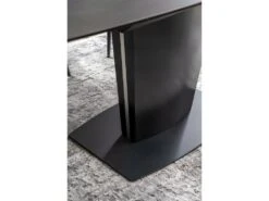 Table à Manger Extensible 120-160 X 85 X 76 Cm - Gris Foncé -Mobilier De Restaurant table a manger 22731457