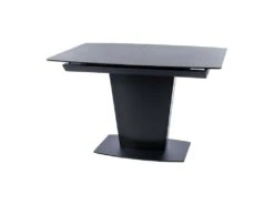 Table à Manger Extensible 120-160 X 85 X 76 Cm - Gris Foncé -Mobilier De Restaurant table a manger 22731461