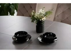 Table à Manger Extensible 120-160 X 120 X 76 Cm - Gris Foncé -Mobilier De Restaurant table a manger 22796407