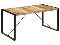 Table De Salon Salle Ă Manger Design 160x80x75 Cm Bois De Manguier Massif 0902157