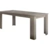 Table à Rallonge Dkofle, Console Extensible Jusqu'à 10 Places, Console Extensible 100% Made In Italy, 140/190x90h75 Cm, Orme Nacré