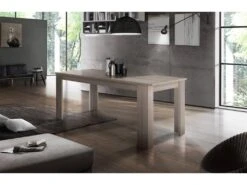 Table à Rallonge Dkofle, Console Extensible Jusqu'à 10 Places, Console Extensible 100% Made In Italy, 140/190x90h75 Cm, Orme Nacré 7 Table à Rallonge Dkofle, Console Extensible Jusqu'à 10 Places, Console Extensible 100% Made In Italy, 140/190x90h75 Cm, Orme Nacré -Mobilier De Restaurant table a manger 22859107