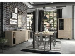 Table Rectangulaire à Rallonge 180/237 Cm Clay - Naturel Clair -Mobilier De Restaurant table a manger 22963799