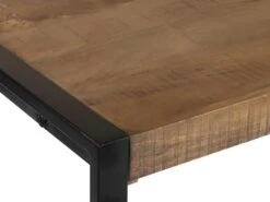 Table à Manger HARLEM - 6 Couverts - Bois De Manguier & Métal -Mobilier De Restaurant table a manger 342557