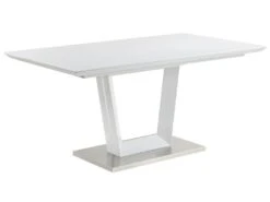 Table à Manger Extensible ALIA - 6 à 8 Couverts - MDF Laqué - Blanc -Mobilier De Restaurant table a manger 385725