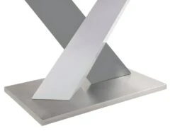 Table à Manger SALVA - 6 Couverts - MDF Laqué - Blanc Et Anthracite 9 Table à Manger SALVA - 6 Couverts - MDF Laqué - Blanc Et Anthracite -Mobilier De Restaurant table a manger 493039