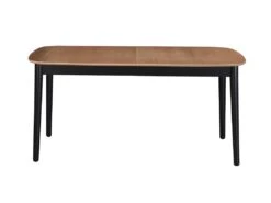 Table à Manger Extensible 6 à 8 Couverts En MDF Et Hévéa - Naturel Et Noir - VISBY 7 Table à Manger Extensible 6 à 8 Couverts En MDF Et Hévéa - Naturel Et Noir - VISBY -Mobilier De Restaurant table a manger 8262373