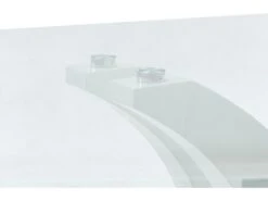 Table à Manger 6 Couverts En Verre Trempé Et MDF - Naturel Et Blanc - BARLATANA 13 Table à Manger 6 Couverts En Verre Trempé Et MDF - Naturel Et Blanc - BARLATANA -Mobilier De Restaurant table a manger 8754799