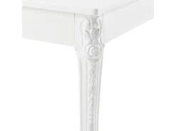 Table De Salle à Manger Rectangulaire Design élégant Pour 4 Personnes MDF Plastique 116 X 66 X 76 Cm Blanc 03_0006265 -Mobilier De Restaurant table a manger 8943219