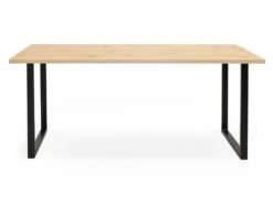 Table à Manger Zocco Naturelle Et Noir 180x80cm 13 Table à Manger Zocco Naturelle Et Noir 180x80cm -Mobilier De Restaurant table a manger 8943277