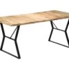 Table De Salon Salle à Manger Design 180 Cm Bois De Manguier Massif 0902284