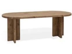 Table De Salle à Manger Tokyo Chêne Foncé 200cm -Mobilier De Restaurant table a manger 8944087