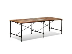 Table De Salon Salle à Manger Design Bois De Récupération Massif 240 Cm 0902187 -Mobilier De Restaurant table a manger 8944113