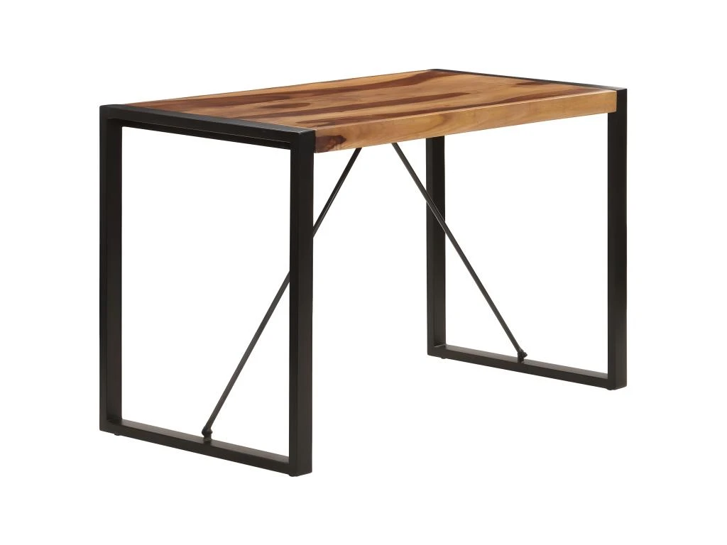 Table De Salon Salle à Manger Design 120 Cm Bois De Sesham Solide 0902135 4 Table De Salon Salle à Manger Design 120 Cm Bois De Sesham Solide 0902135 – Image 4