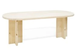 Table De Salle à Manger Tokyo Naturel 180cm -Mobilier De Restaurant table a manger 8944353