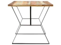 Table De Salon Salle à Manger Design 140x80x76cm Bois De Récupération Massif 0902153 7 Table De Salon Salle à Manger Design 140x80x76cm Bois De Récupération Massif 0902153 -Mobilier De Restaurant table a manger 8944821