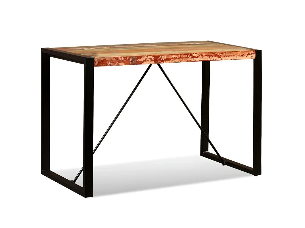 Table De Salon Salle à Manger Design Bois De Récupération Massif 120 Cm 0902181 3 Table De Salon Salle à Manger Design Bois De Récupération Massif 120 Cm 0902181 – Image 3