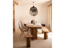 Table De Salle à Manger Tokyo Chêne Foncé 180cm -Mobilier De Restaurant table a manger 8944913