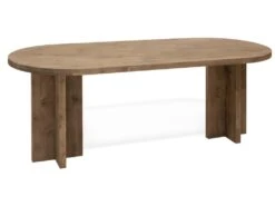 Table De Salle à Manger Tokyo Chêne Foncé 180cm -Mobilier De Restaurant table a manger 8944915