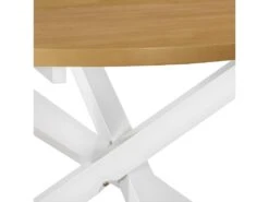 Table De Salon Salle à Manger Design Blanc 120 Cm MDF 0902299 -Mobilier De Restaurant table a manger 8945299