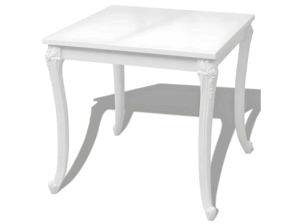 Table De Salon Salle à Manger Design 80 Cm Laquée Blanche 0902293 1 Table De Salon Salle à Manger Design 80 Cm Laquée Blanche 0902293