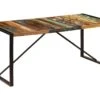 Table De Salon Salle à Manger Design 180 Cm Bois De Récupération 0902279