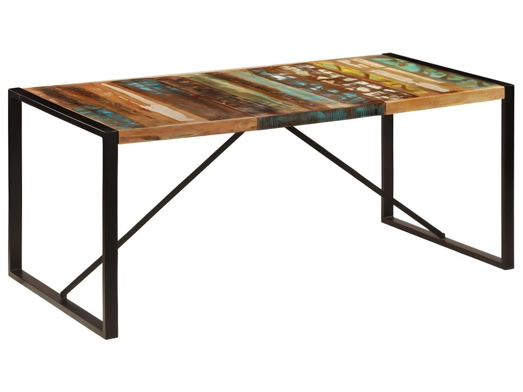 Table De Salon Salle à Manger Design 180 Cm Bois De Récupération 0902279 1 Table De Salon Salle à Manger Design 180 Cm Bois De Récupération 0902279