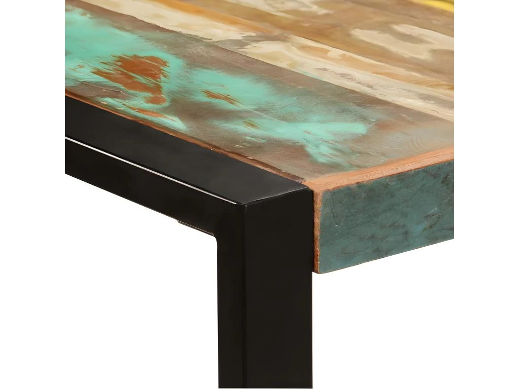 Table De Salon Salle à Manger Dîner Design 220 Cm Bois De Récupération Solide 0902233 3 Table De Salon Salle à Manger Dîner Design 220 Cm Bois De Récupération Solide 0902233 – Image 3