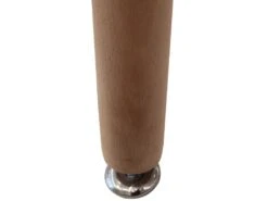 ZURI - Table Ronde Blanche Et Pieds Effet Bois -Mobilier De Restaurant table a manger 9320715