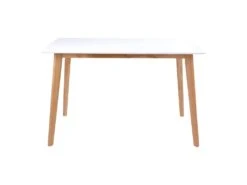GRAM - Table Repas 120x70cm Naturelle Et Blanche 6 GRAM - Table Repas 120x70cm Naturelle Et Blanche -Mobilier De Restaurant table a manger 9537265